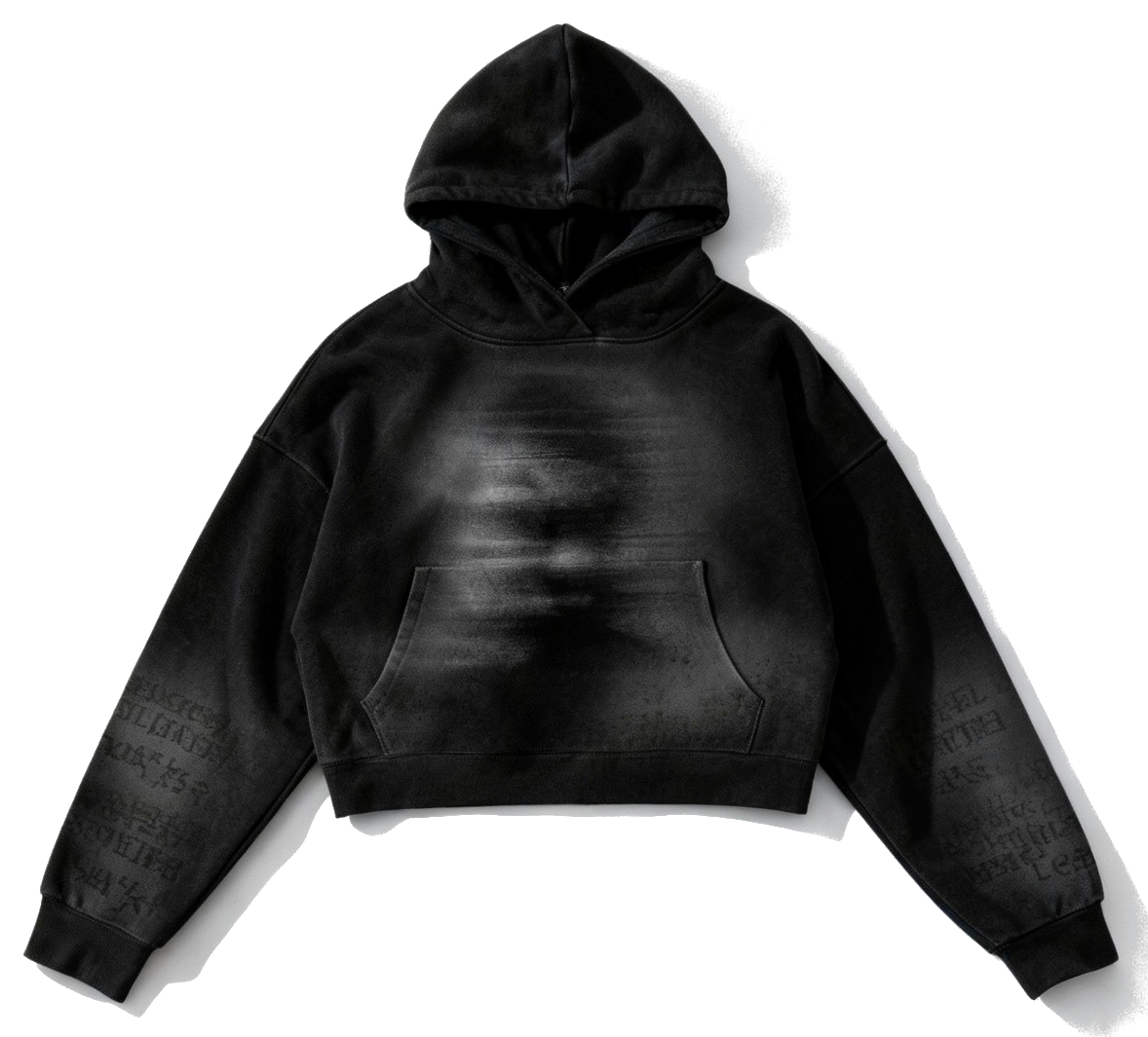 Phantom Cropped Hoodie, front view